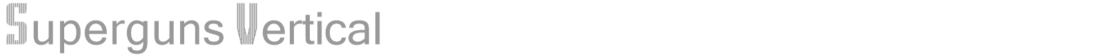 Superguns font preview
